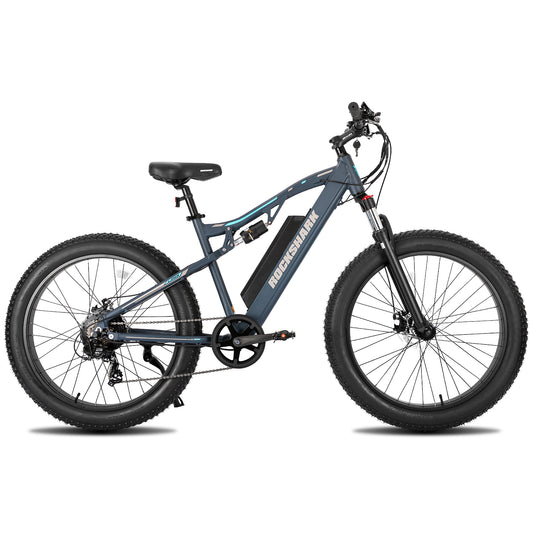 Grey Rock Shark Dual Suspension Electric Fat Bike