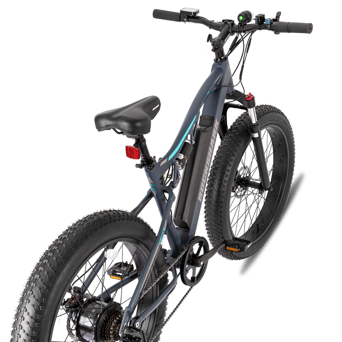 Grey Rock Shark Dual Suspension Electric Fat Bike